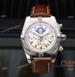 Best Quality Copy Breitling Chronomat 01 White Chronograph Watch